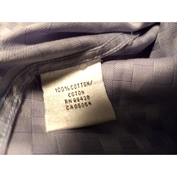 BUGATCHI UOMO Lavender Geometric XXL Button Up Dress Shirt Flip Cuff Long Sleeve - Picture 13 of 16